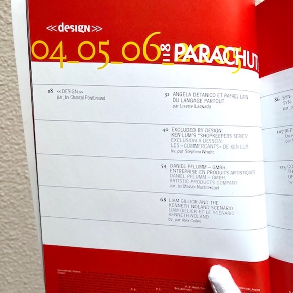 Art Design Parachute Contemporary. 158 pgs. Paperback Binding. English & French. - Picture 5 of 11